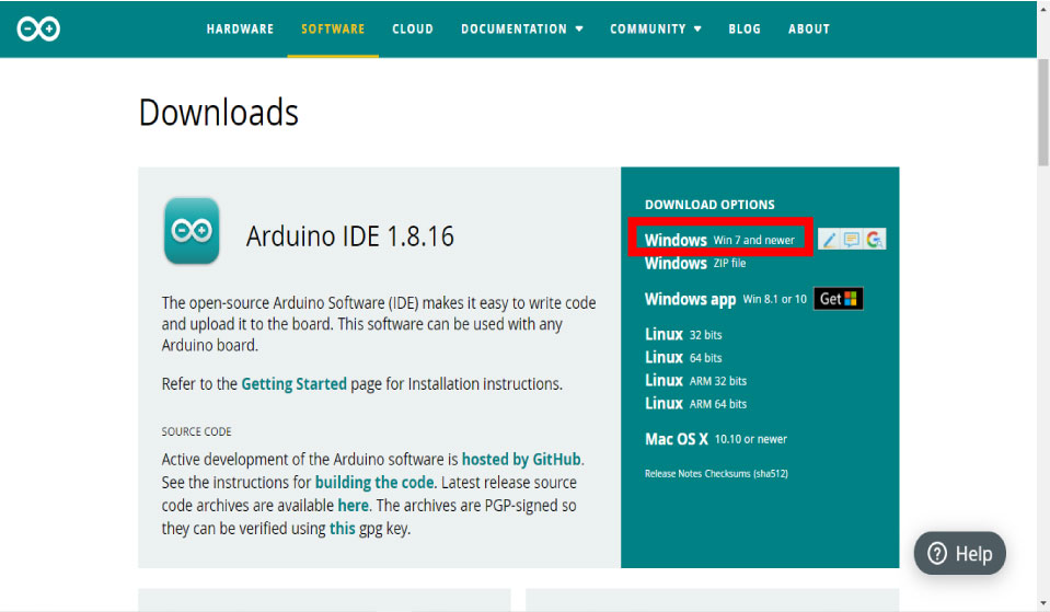 Gambar : Download Arduino IDE