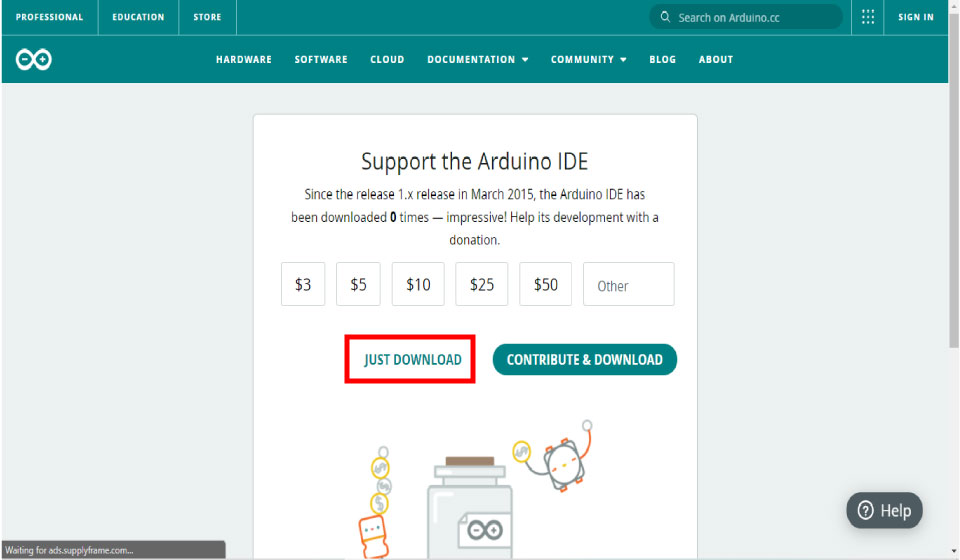 Gambar : Download Arduino IDE